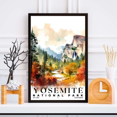 Yosemite National Park Poster, Travel Art, Office Poster, Home Decor | S4 - image5